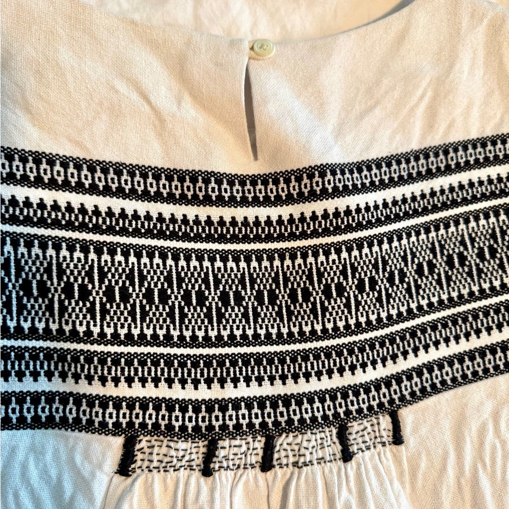 Madewell Cabana Jacquard embroidered Dress XS - Picture 9 of 10
